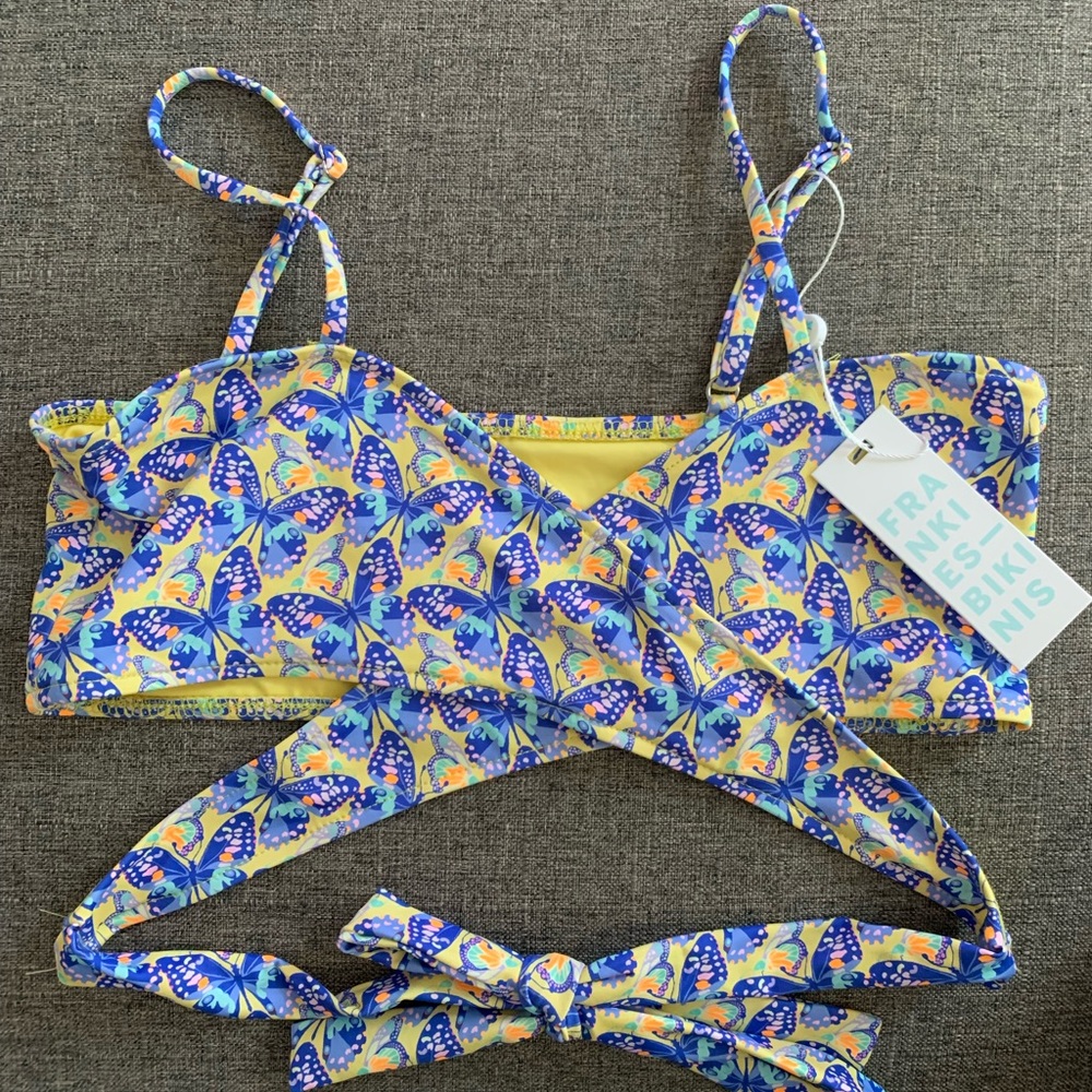 Frankie’s Bikinis Falcon wrap bikini top